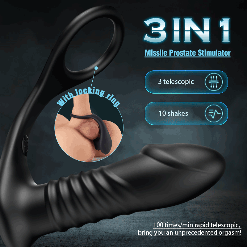 US$ 49.99 - Buyging 10 Thrilling Vibration 3 Thrusting Silicone Remote Control Anal Vibrator - www.buyging.com US$ 49.99 - Buyging 10 Thrilling Vibration 3 Thrusting Silicone Remote Control Anal Vibrator - www.buyging.com