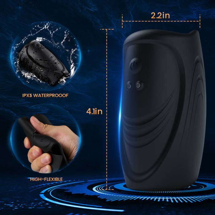 Buyging™ 2IN1 Handhold 10 Vibrating Penis Vibrator