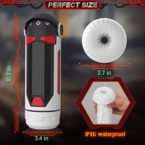 3 IN 1 Thrusting Future Machine Male Masturbator