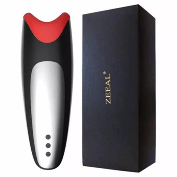 ZEEAL Automatic 15 Sucking 15 Vibrating Heating Masturbator