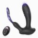 10 Vibrating Smart Heated Multifunctional Prostate Massager with Dual Cock Rings