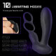 10 Vibrating Smart Heated Multifunctional Prostate Massager with Dual Cock Rings