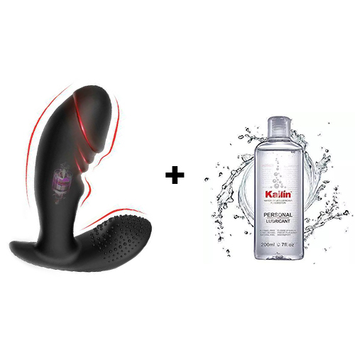 Skyler 10 Vibrating Remote Control Rolling Bead Butt Plug Prostate Massager