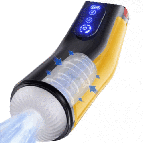 Intelligent Heating 7 Vibrating 7 Sucking Male Masturbator