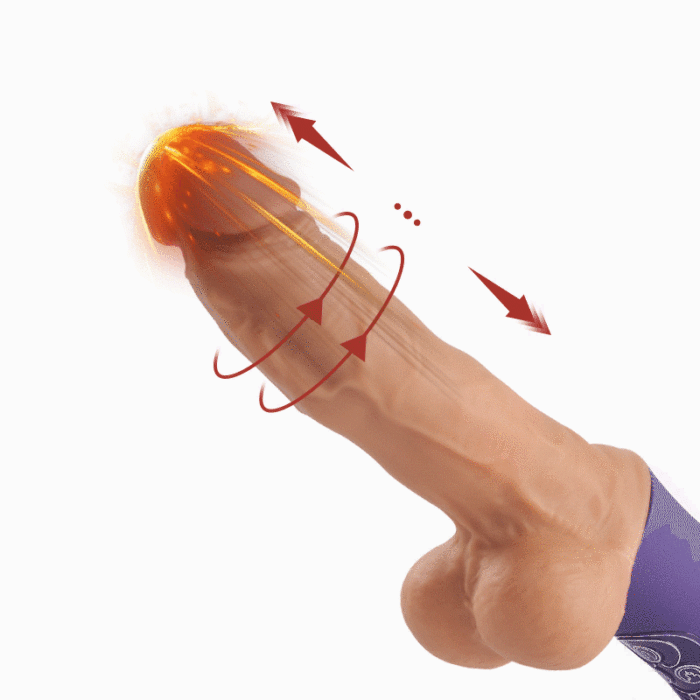Buyging™ 4 IN 1 Thrusting Rotating Heating Vibrating Dildo