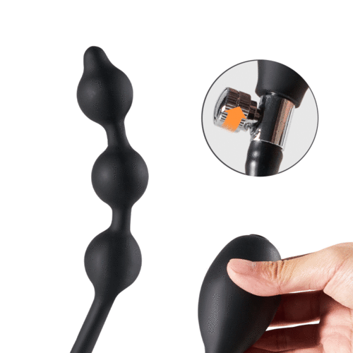 US$ 39.19 - 3 IN 1 Inflatable Anal Dilator Sex Toy With Cock Ring -  www.buyging.com