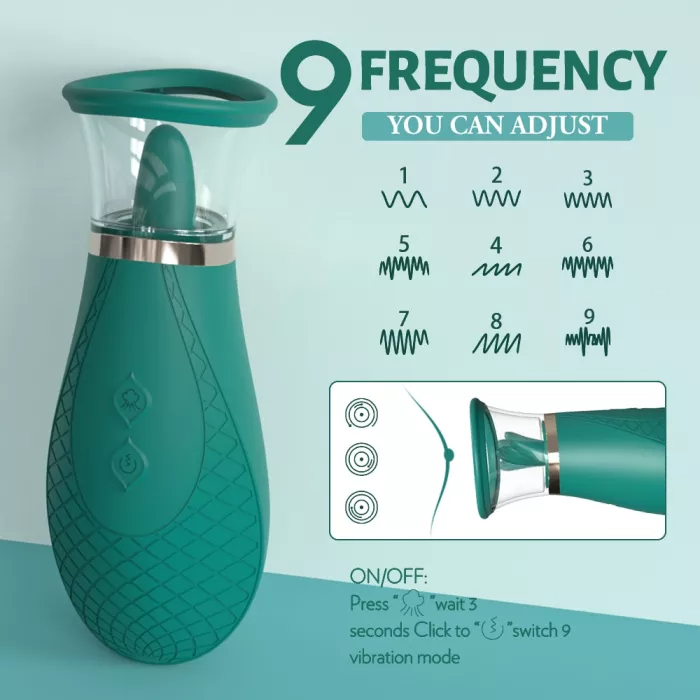 Scioness-Sucking Licking Vagina G Spot Clitoral Stimulator