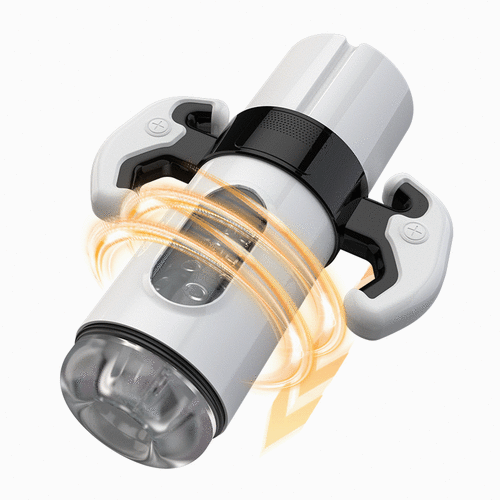 9 Thrusting 9 Vibrating Handheld Male Masturbator