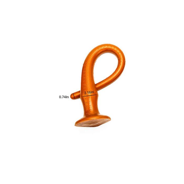 US$ 27.99 - Super Long Anal Plug Dildo Flexible Liquid Silicone Butt Plug -  www.buyging.com