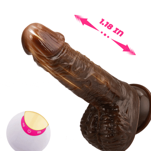 Jocko 8 Thrusting Vibrating Swing Lifelike Wild Dildo 8.93 INCH