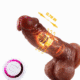Neil 9 Vibrating 3 Telescoping Swing Realistic Dildo Vibrator 8.86 INCH