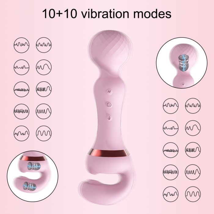 2 in 1 G-spot Vibrator Clitoral Stimulator For Women