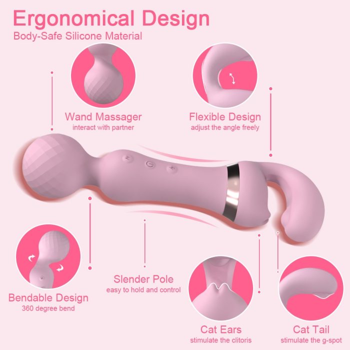 2 in 1 G-spot Vibrator Clitoral Stimulator For Women
