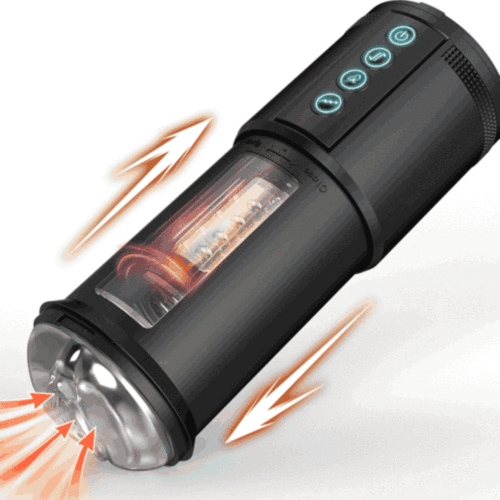 Buyging™ 5 Sucking 5 Telescoping 10 Vibrating Oral Sex Male Masturbator