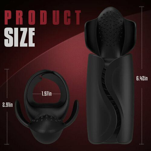 Buyging™ Dual Stimulation 10 Pulse Vibration Wrapped Penis Trainer