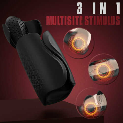 Buyging™ Dual Stimulation 10 Pulse Vibration Wrapped Penis Trainer