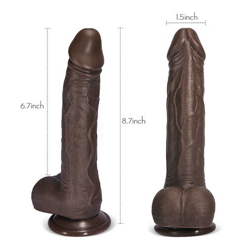 Wireless Remote Control 5 Thrusting 10 Vibrating Rotating Dildo