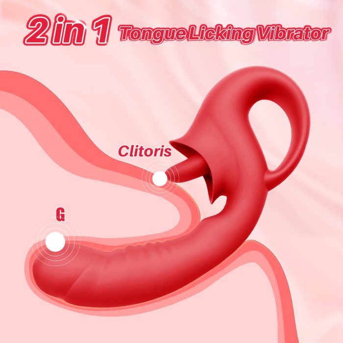 10 Vibrating Clitoral Licking G-Spot Vibrator