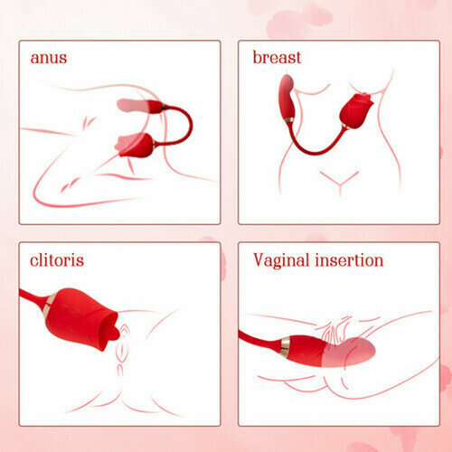 Fiona - Rose Clit Licking & Vibrating Stimulator Multifunctional Vibrator