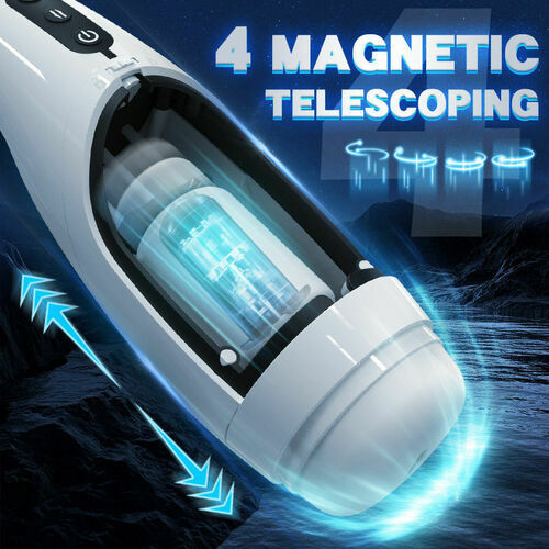 Buyging™ Automatic 4 Telescopic Vagina Male Masturbator with Voice Mode