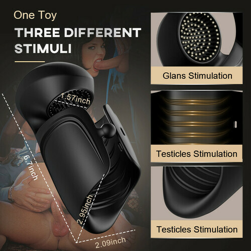 Buyging™ ALIEN Automatic Adjustable Buckle 10 Vibrating Penis Trainer