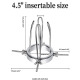 Anal Dilator Metal Anal ToySex Toy for Men and Women
