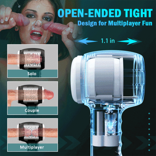 Buyging™ 8 Vibrating 5 Thrusting Handheld Male Masturbtor