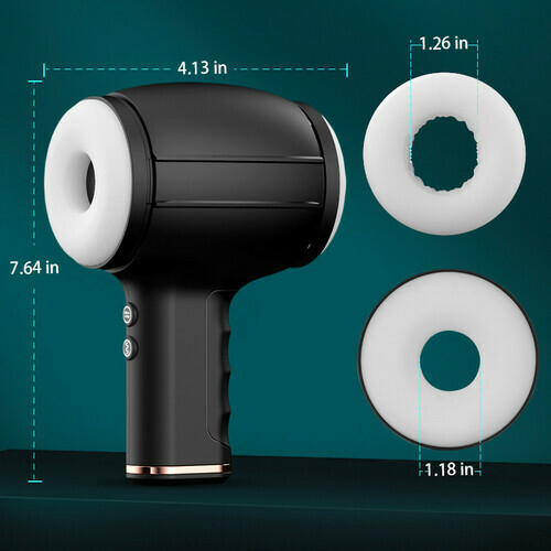 Buyging™ 8 Vibrating 5 Thrusting Handheld Male Masturbtor