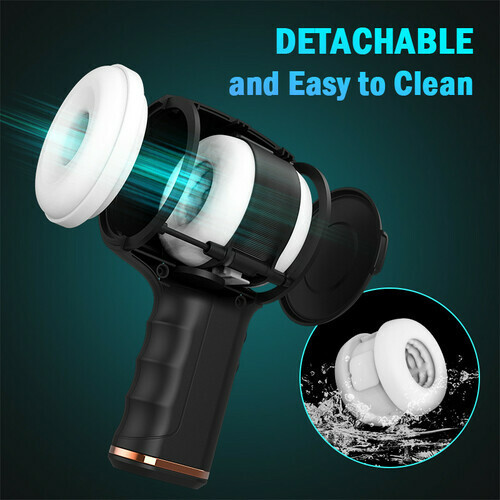 Buyging™ 8 Vibrating 5 Thrusting Handheld Male Masturbtor