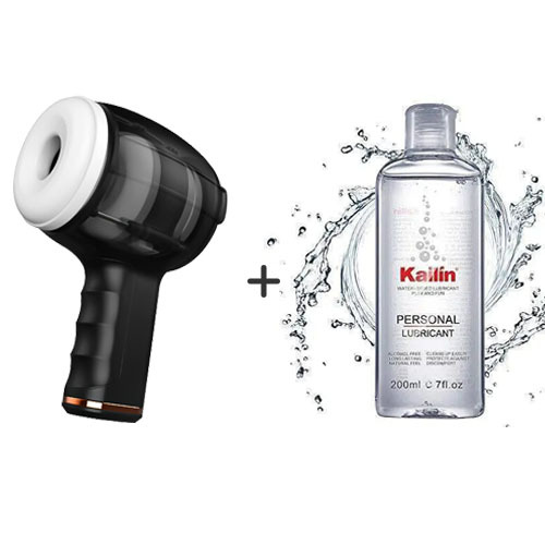 Buyging™ 8 Vibrating 5 Thrusting Handheld Male Masturbtor