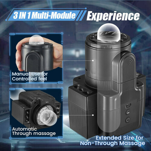 Buyging™ Camera Shape 3 IN1 Detachable Multifunctional Male Masturbator