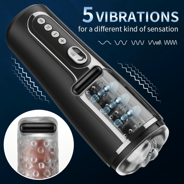 Buyging™ 66 Massage Rollers Thrusting Vibrating Masturbator
