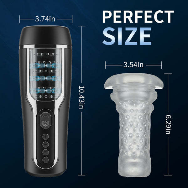 Buyging™ 66 Massage Rollers Thrusting Vibrating Masturbator