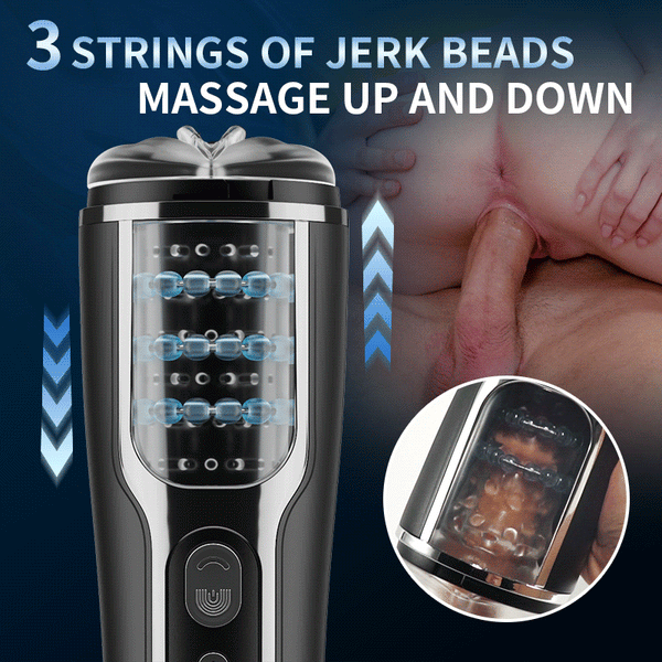 Buyging™ 66 Massage Rollers Thrusting Vibrating Masturbator