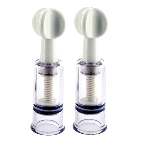 2pcs/Set Nipple Sucker-Twist Up Manual Vacuum Natural Nipple Correction Cup