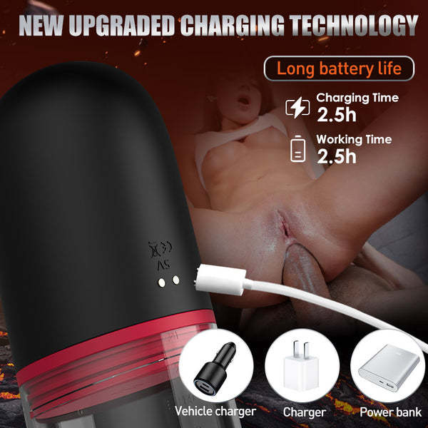 S-HANDE 9 Vibrating 3 Sucking Transparent Penis Enlargement Pump