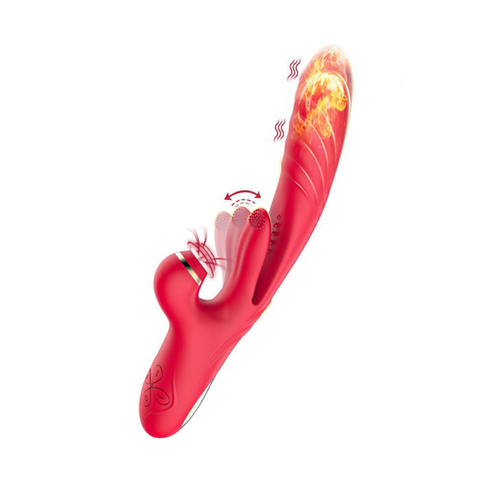 Buyging™ 10 Pulsating 7 Sucking 3 Thrusting & Vibrating Heating G-spot Dildo Vibrator