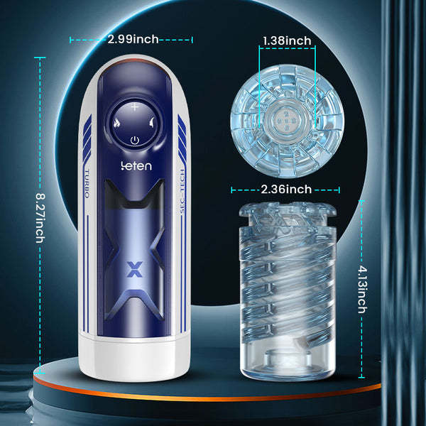 Buyging™ LETEN 700 Piston/min One Click Orgasm 10 Telescopic 5 Voices Masturbator