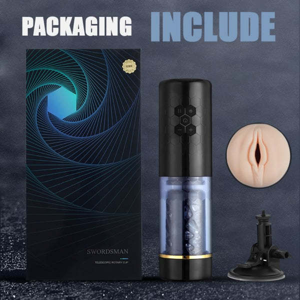 Buyging™ SWORDSMAN 10 Thrusting Spinning Suction Male Masturbator