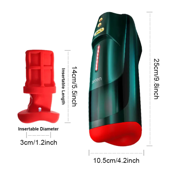 Buyging™ LETEN 7 Rhythms 300t/min Automatic Piston Blowjob Machine