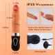 Buyging™ 7 Wriggling 9 Vibrating Heating Vaginal Lifelike Dildo 9.65 Inch