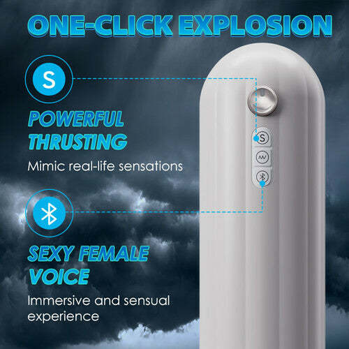 Buyging™ Bluetooth Infinitely Adjustable Thrusting Vibrating Heating Male Masturbator