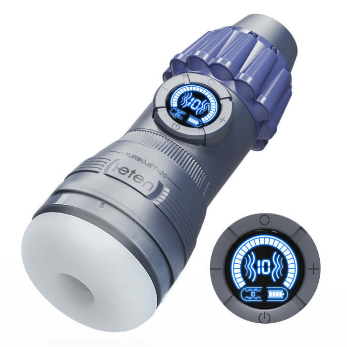 US$ 82.99 - Buyging™ LETEN 11000rpm 10 Sucking 10 Vibrating Male Masturbator 