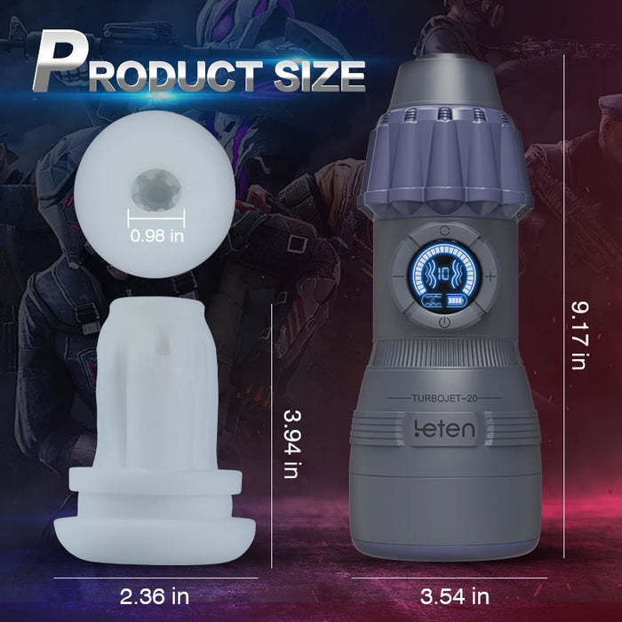 Buyging™ LETEN 11000rpm 10 Sucking 10 Vibrating Male Masturbator