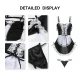 SEXY LOW CUT MAID LACE UNIFORM SET