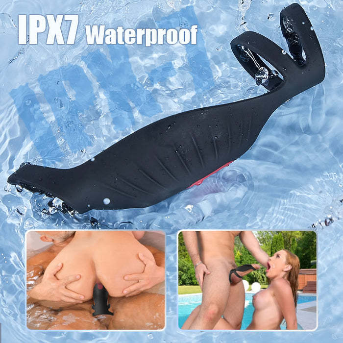 Buyging™ Pleasure Fusion Pro 9 Vibration Modes Efficient&Flexible Cock Ring