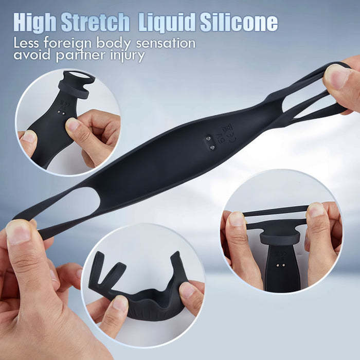 Buyging™ Pleasure Fusion Pro 9 Vibration Modes Efficient&Flexible Cock Ring