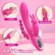 12 Functions Rabbit Vibrator G-spot Clit and P-spot Anal Vibrator Triple Curve