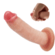 Buyging™ Fully Foreskin 10 Vibrating Dildo with Suction Cup Base 7.36 Inch