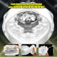 Buyging™ MIMAO Clamping Vibrating White Handle Clear Liner Masturbator
